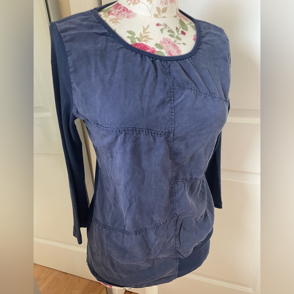 Inizio Elegant Navy Blue top size M made in Italy